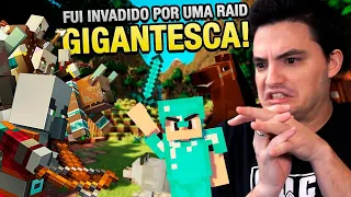 FOMOS INVADIDOS POR UMA RAID GIGANTESCA NO MINECRAFT #1-57 [+10]