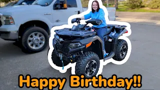 I Bought My Girlfriend a New Four-wheeler! 2023 CFMoto CForce 600