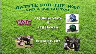 2007 Boise State @ Hawaii One Hour