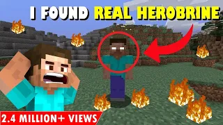 I FOUND REAL HEROBRINE IN MINECRAFT USING DARK MAGIC | MINECRAFT SURVIVAL GAMEPLAY | AYUSH MORE