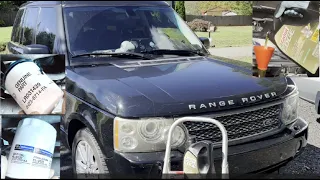 How to Do Engine oil change L322 2009 Land Range Rover 4.2L SC / Oil Maintenance Reset w/ANCEL LD700