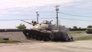 M50 Tank Gets Stuck!