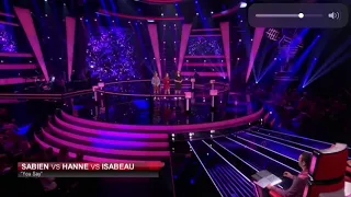 The Voice Kids: Bekijk The Battle Isabeau vs. Sabien vs. Hanne met You Say (Battle ronde 1)