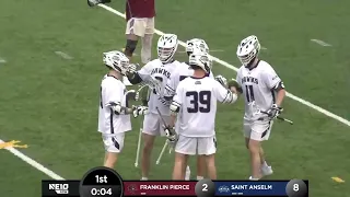 March 5, 2024: No. 11 Men's Lacrosse Soars Past Franklin Pierce, 20-9