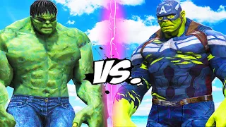 THE INCREDIBLE HULK VS HULK - CAPTAIN AMERICA