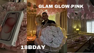 МОЙ ДЕНЬ РОЖДЕНИЯ 🥂 18BDAY | вечеринка GlamGlowPink