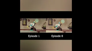 The Cuphead Show Episode 1 VS Episode 8 Comparison