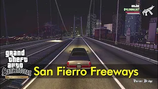 San Fierro Night Freeway Drive | GTA: San Andreas - Definitive Edition