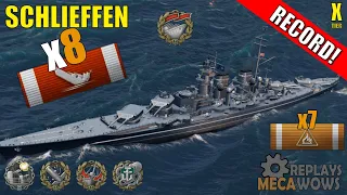 Schlieffen 8 Kills & 235k Damage | World of Warships Gameplay