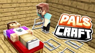 SETTING TRAPS IN ALEX'S BASE! | PalsCraft #8