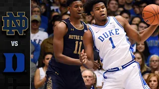 Notre Dame vs. Duke Men's Basketball Highlights (2019-20)