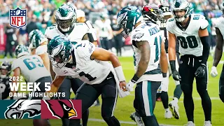 Philadelphia Eagles vs. Arizona Cardinals | 2022 Week 5 Highlights