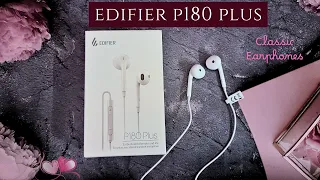 Edifier P180 Plus Wired Earphones Unboxing and Review | Best Classic Wired Earphones under 1000?!