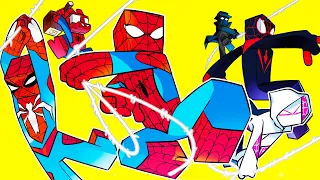 SOBREVIVI 100 DIAS como HOMEM ARANHA!! - ARANHAVERSO HARDCORE! (O FILME)