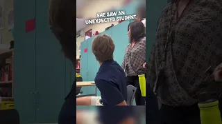 Teacher gets an incredible surprise during her class 🥹