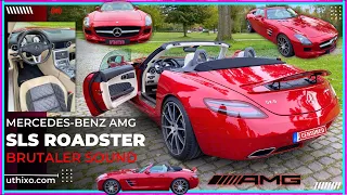 Mercedes-Benz SLS AMG Roadster | BRUTALER SOUND | Autotest Bericht Review & Fahrt STRAIGHT PIPE