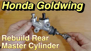 Honda Goldwing | Rebuild Rear Master Cylinder 🛵