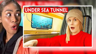 Travelling Under The Sea From UK To France | Channel Tunnel | Reaction