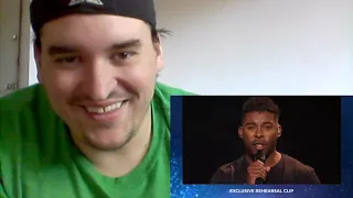 Sloth Reacts Eurovision 2019 Sweden John Lundvik "Too Late For Love" Second Rehearsal REACTION