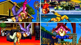 Art Of Fighting 2 (Arcade) | All Throw Moves & Desperation Grabs