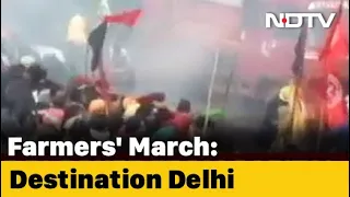Farmers Protest: Massive Jams At Delhi-Gurgaon Border Amid Farmers' March Chaos In Haryana