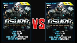 REAL STEEL WRB ASURA VS ASURA New Robots CHRISTMAS UPDATE (Живая Сталь)