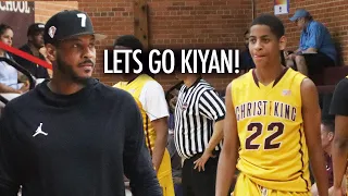 Kiyan Anthony Steps Up In Front Of Carmelo Anthony! Brandon Williams Snaps On Offense!