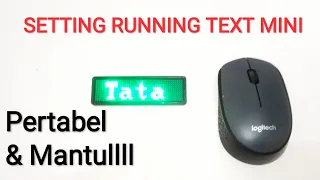 Setting Running text S1144 mini.