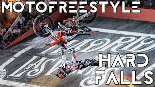 Hard falls in motofreestyle #1/Жесткие падения в мотофристайле #1