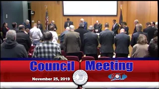 Bensalem Township Council Meeting - November 25, 2019