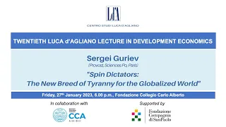 Luca d’Agliano Lecture in Development Economics: Sergei Guriev