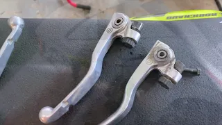 Garage: Replacing a Front Clutch or Brake Lever on a KTM dirt bike (250 XC-W)