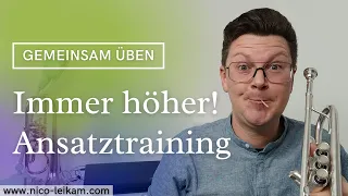 Always higher tones when playing the trumpet | How can you train that? | Practice instructions 🎺
