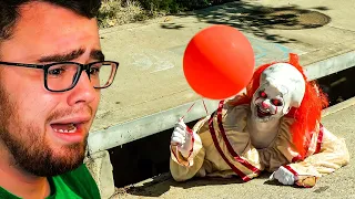 Reacting to PENNYWISE but IN REAL LIFE!