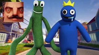 Hello Neighbor - My New Neighbor Green in Rainbow Friends Act 3 Gameplay Walkthrough