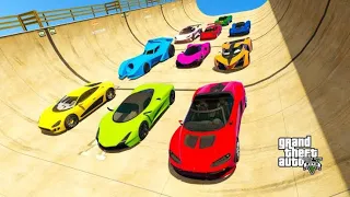 SATISFYING 19 MINUTES of Crazy GTA 5 MEGA RAMP Gameplay ▸ GTA Gameplay