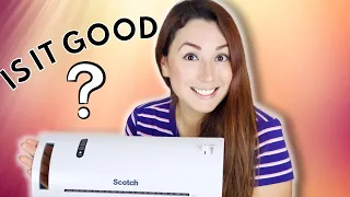 Scotch Thermal Laminator Review