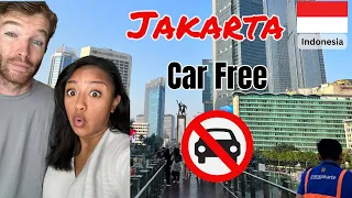 Car free day in Jakarta, Indonesia 🇮🇩  : Ondel - Ondel, MRT, and more