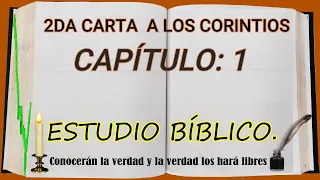 2DA CARTA A LOS CORINTIOS CAPITULO 1   ESTUDIO BIBLICO