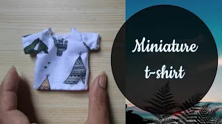 Miniature t-shirt - easy sewing