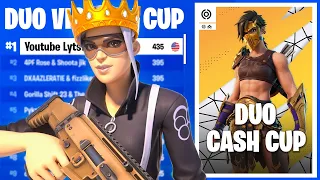 WINNING THE DUO CASH CUP..