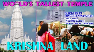 Worlds Tallest Temple |Vrindavan Chandrodaya Mandir | Latest update 2023 |#vrindavan #indiaekjannat