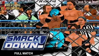 FULL MATCH - MNM vs. Batista & Mysterio – WWE Tag Title Steel Cage: SmackDown, Jan. 6, 2006 | WR2D