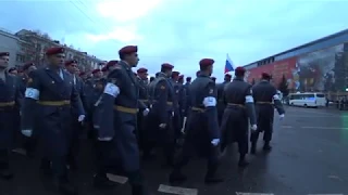 Генеральная репетиция парада Победы в Перми 07.05.2018.