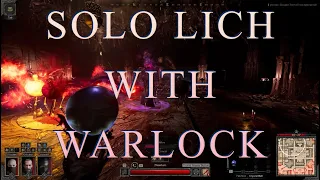 Solo the Lich with Warlock : Dark and Darker