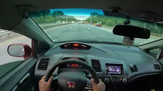 240 Hp 2007 Honda Civic Si POV