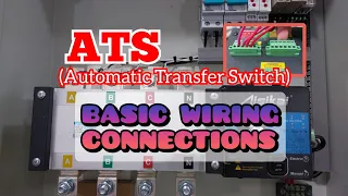 How to wire an ATS (Automatic Transfer Switch) || Paano paganahin at mag wiring ng ATS / Switch Gear