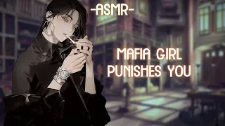 [ASMR] [ROLEPLAY] mafia girl punishes you (binaural/F4A)