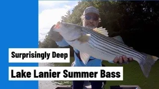 Surprisingly Deep Lake Lanier Summer Bass