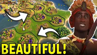 Civ 6 | This Improvement Powered My Zulu Economy!!! – (#2 Deity Zulu Civilization VI)